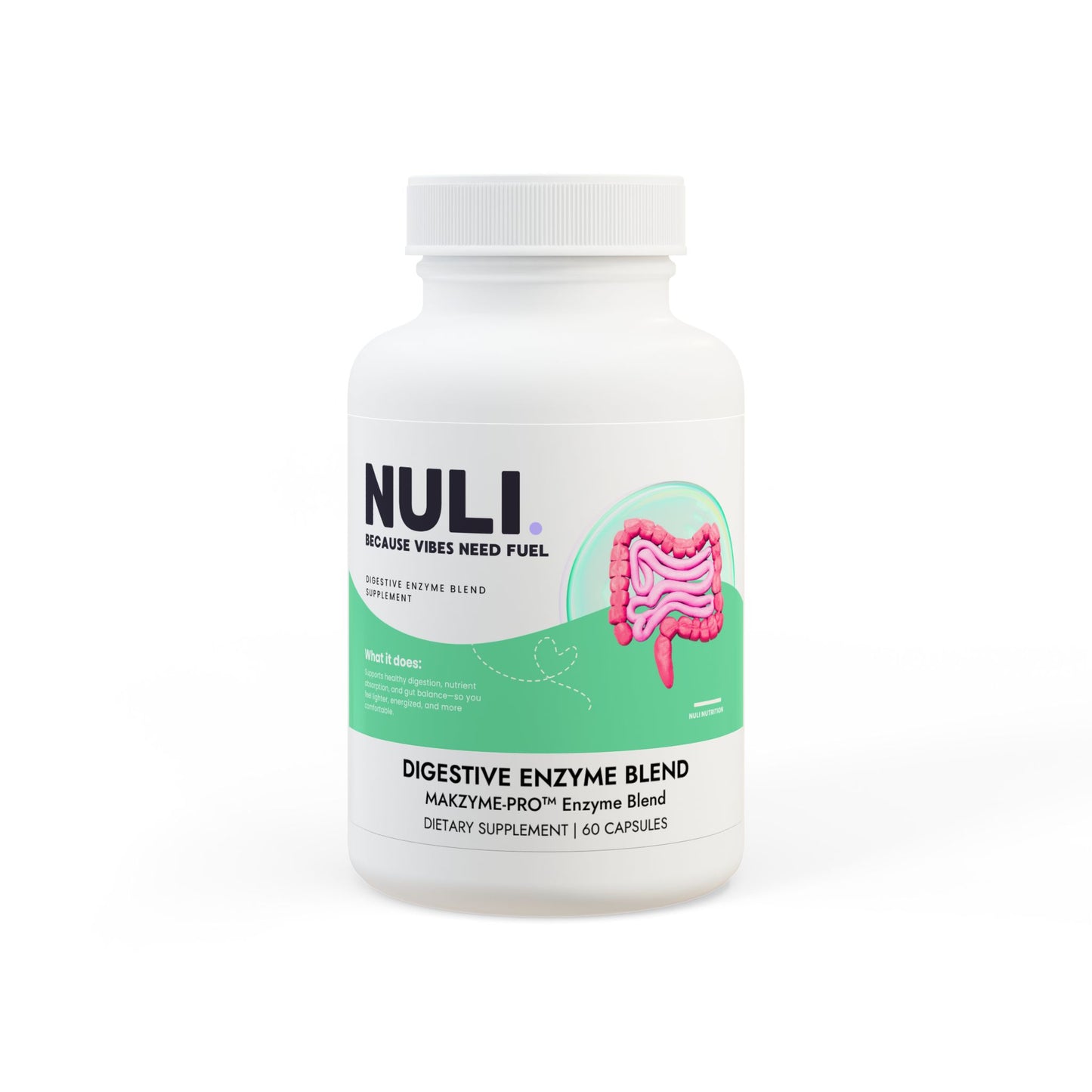 Digestive Enzyme Blend Supplement (60 Capsules)